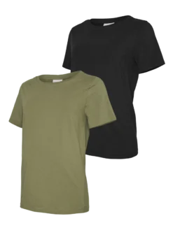 Normal geschnitten Rundhals T-Shirt