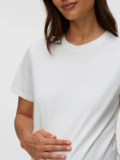 Normal geschnitten Rundhals T-Shirt