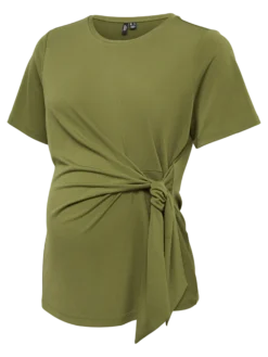 Normal geschnitten Rundhals Top