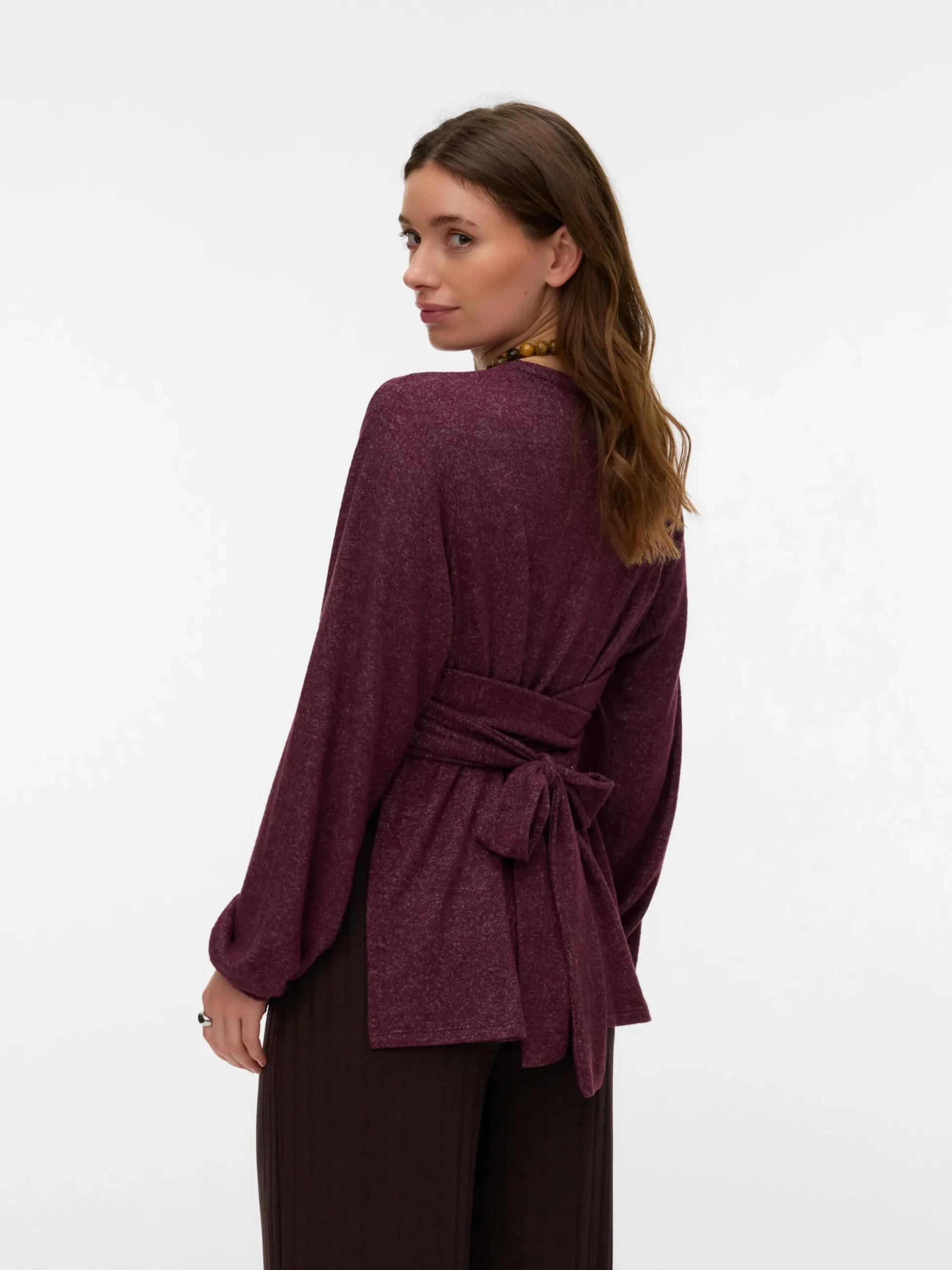 Normal geschnitten Rundhals Top