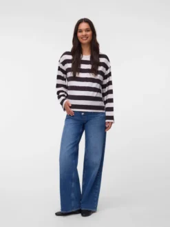 Normal geschnitten Rundhals Top