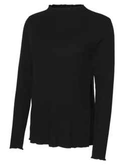 Normal geschnitten Rundhals Top