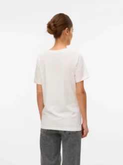 Normal geschnitten Rundhals T-Shirt