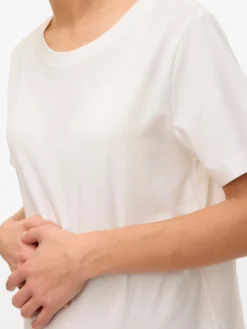 Normal geschnitten Rundhals T-Shirt