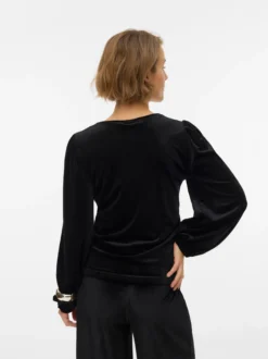 Normal geschnitten Rundhals Top