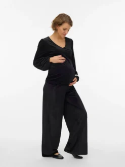 Normal geschnitten Rundhals Top