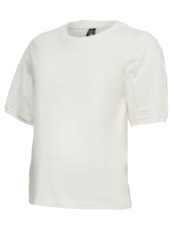 Normal geschnitten Rundhals Top