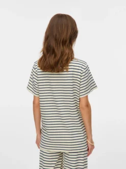 Normal geschnitten Rundhals Top