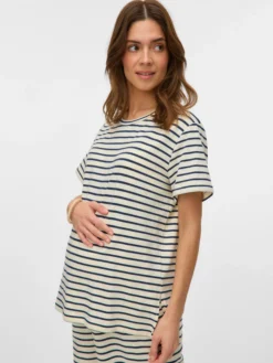 Normal geschnitten Rundhals Top