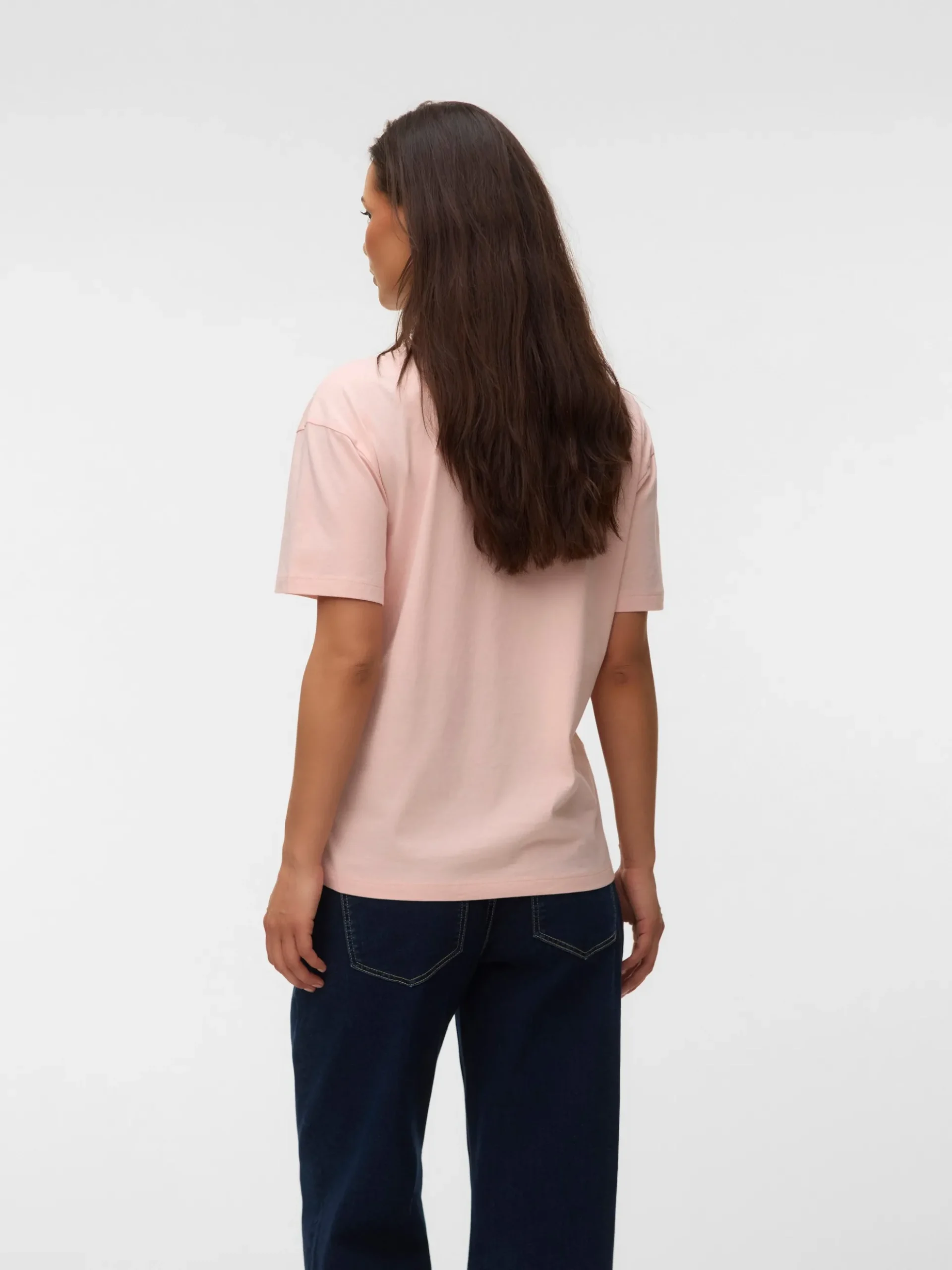 Normal geschnitten Rundhals T-Shirt