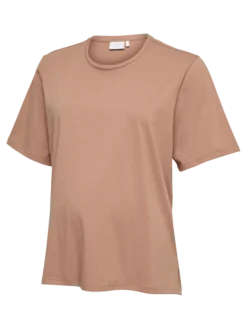 Normal geschnitten Rundhals Top