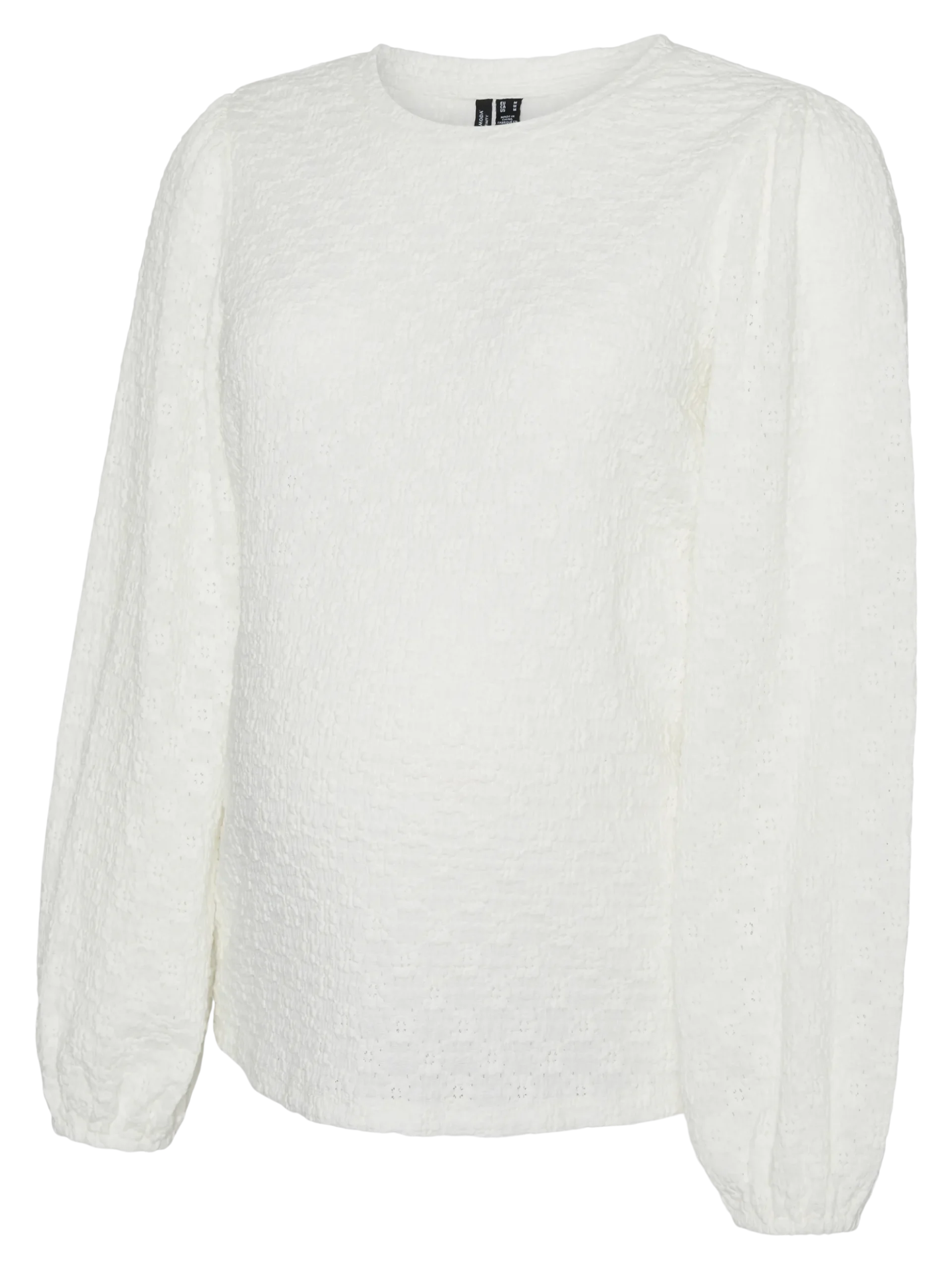 Normal geschnitten Rundhals Top