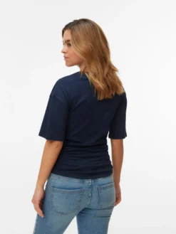 Normal geschnitten Rundhals T-Shirt