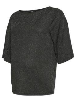Normal geschnitten Rundhals Top