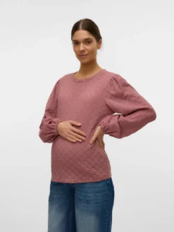 Normal geschnitten Rundhals Top