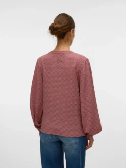 Normal geschnitten Rundhals Top