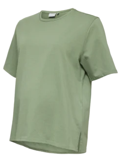 Normal geschnitten Rundhals Top