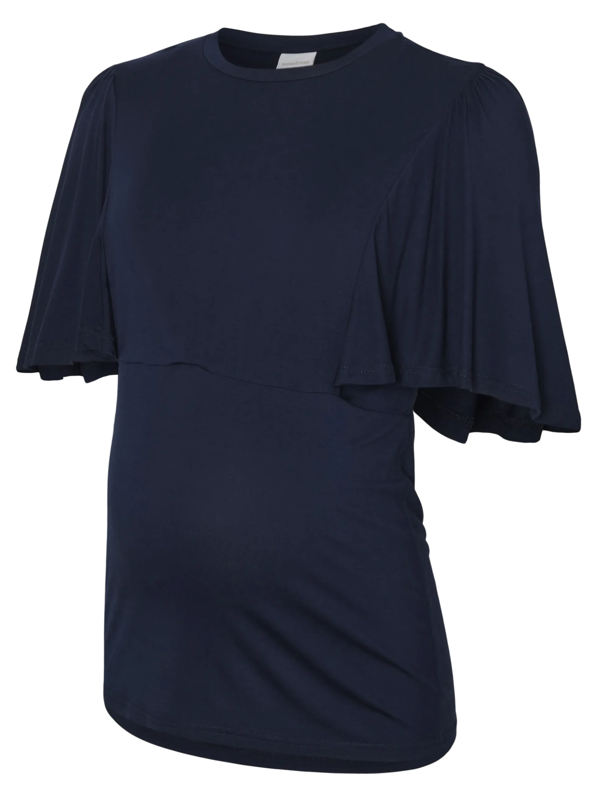 Normal geschnitten Rundhals Top