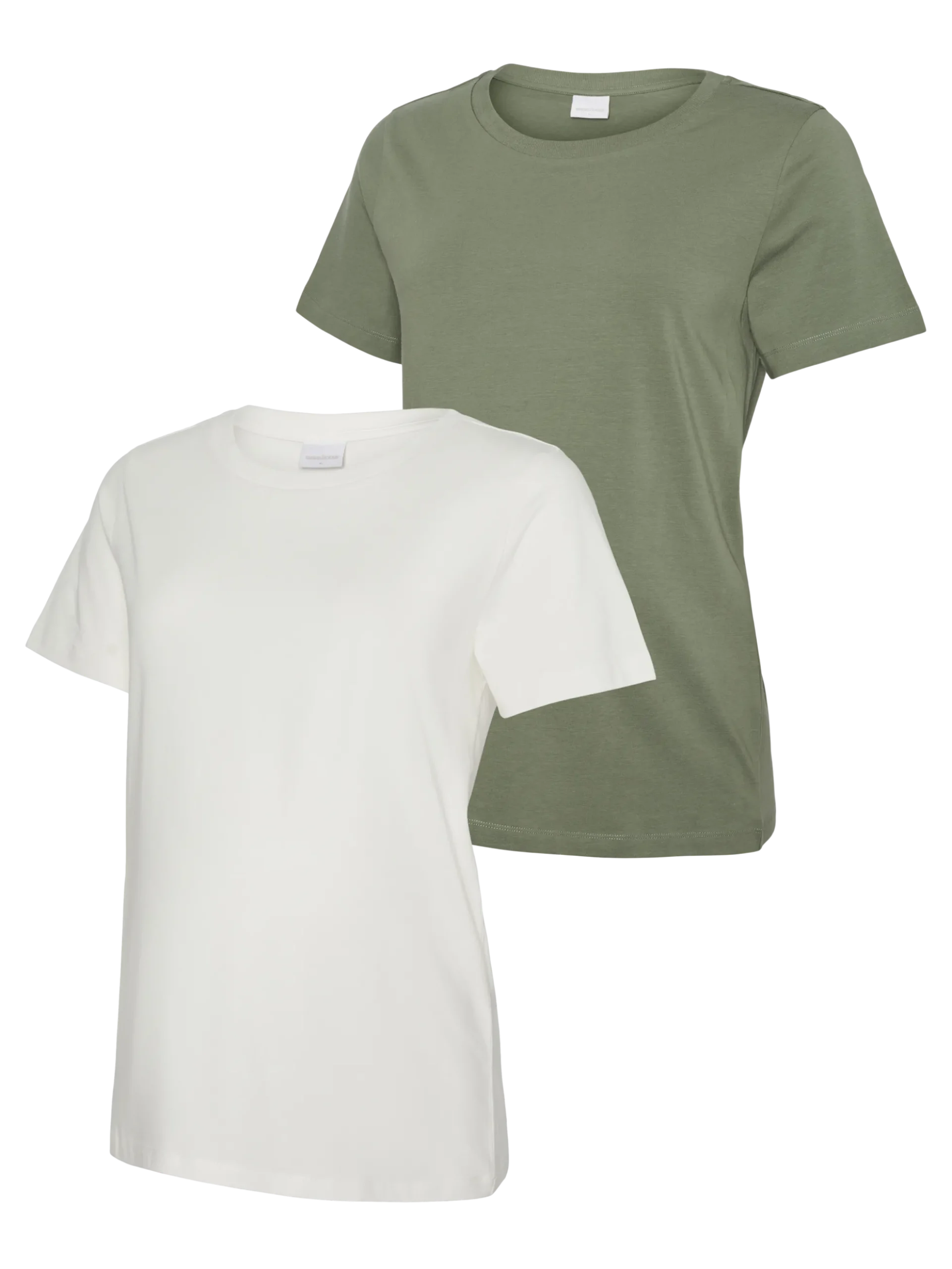 Normal geschnitten Rundhals T-Shirt