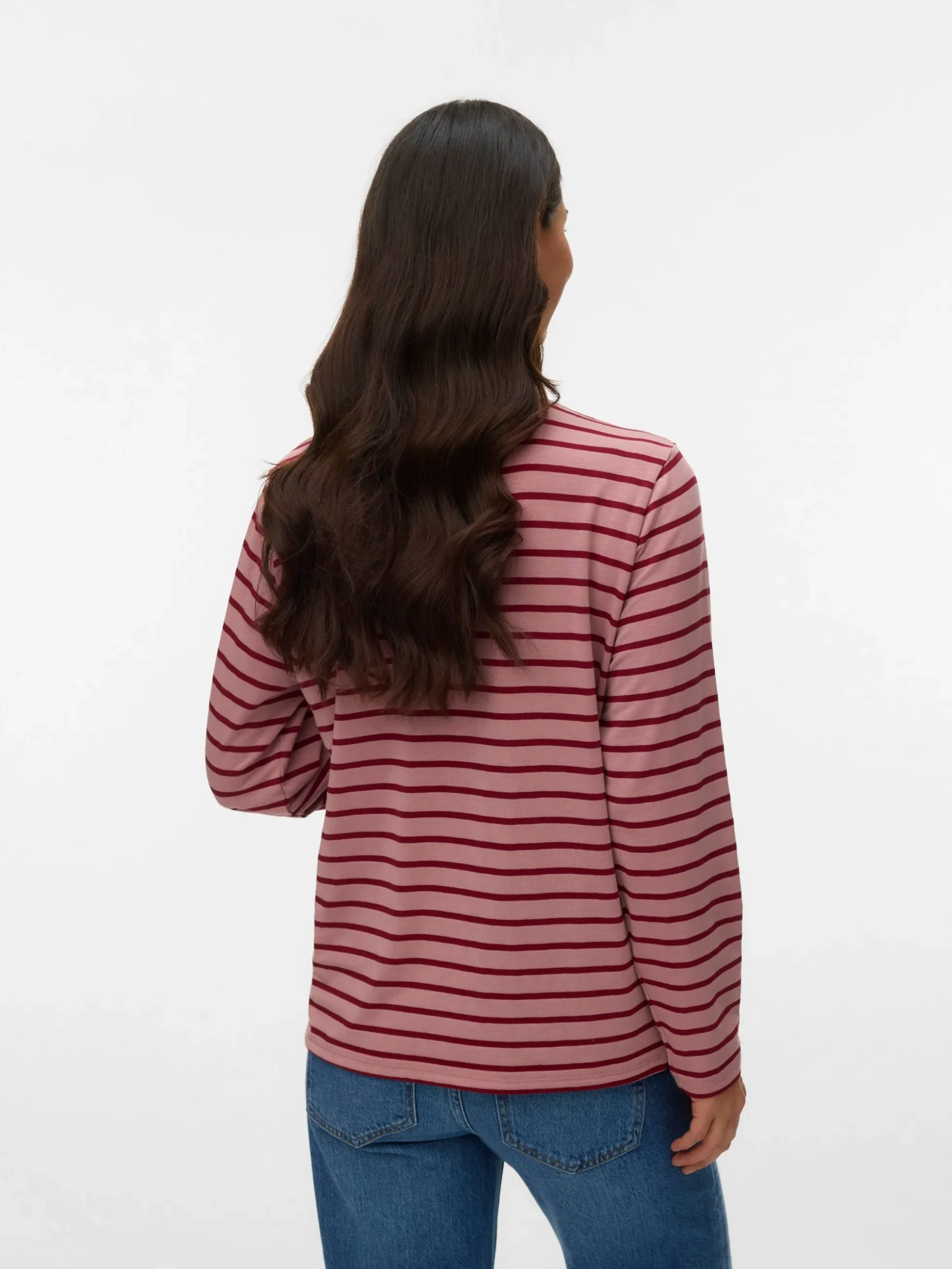 Normal geschnitten Rundhals Top