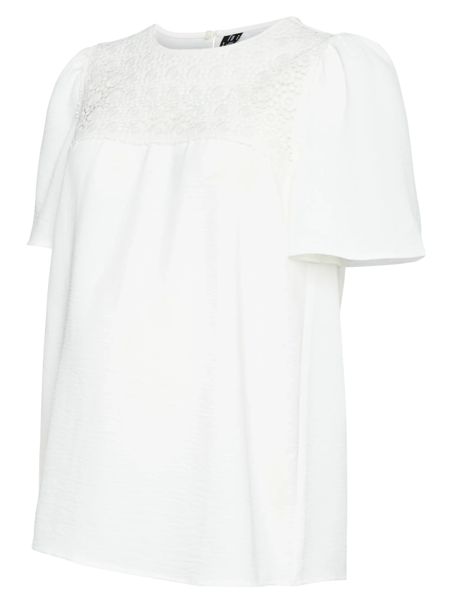Normal geschnitten Rundhals Top