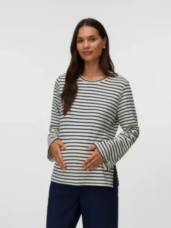 Normal geschnitten Rundhals Top