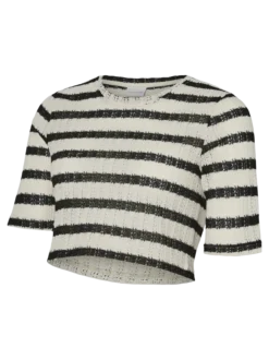 Normal geschnitten Rundhals Top