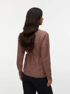 Normal geschnitten V-Ausschnitt Pullover