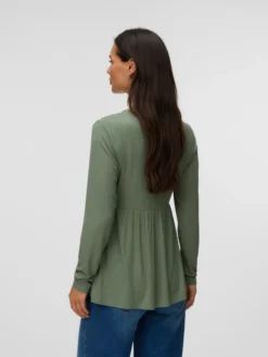 Normal geschnitten V-Ausschnitt Top