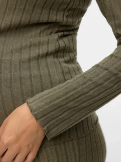 Normal geschnitten V-Ausschnitt Top