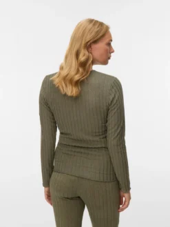 Normal geschnitten V-Ausschnitt Top