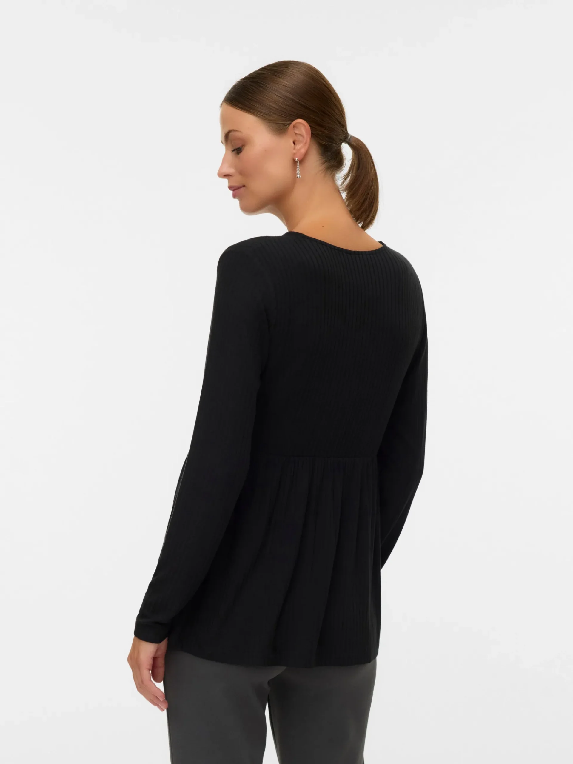 Normal geschnitten V-Ausschnitt Top