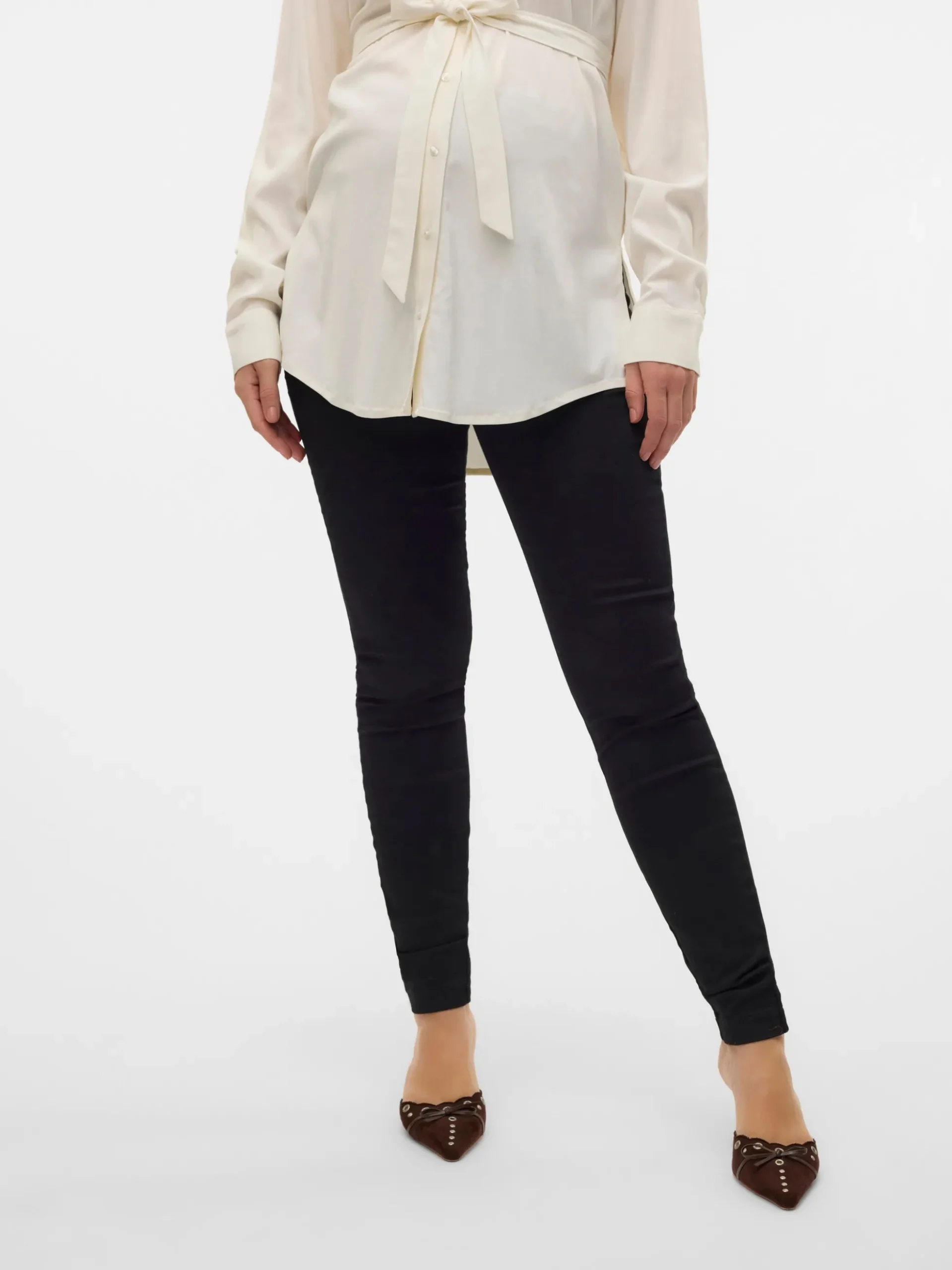 Slim Fit Hohe Taille Jeggings