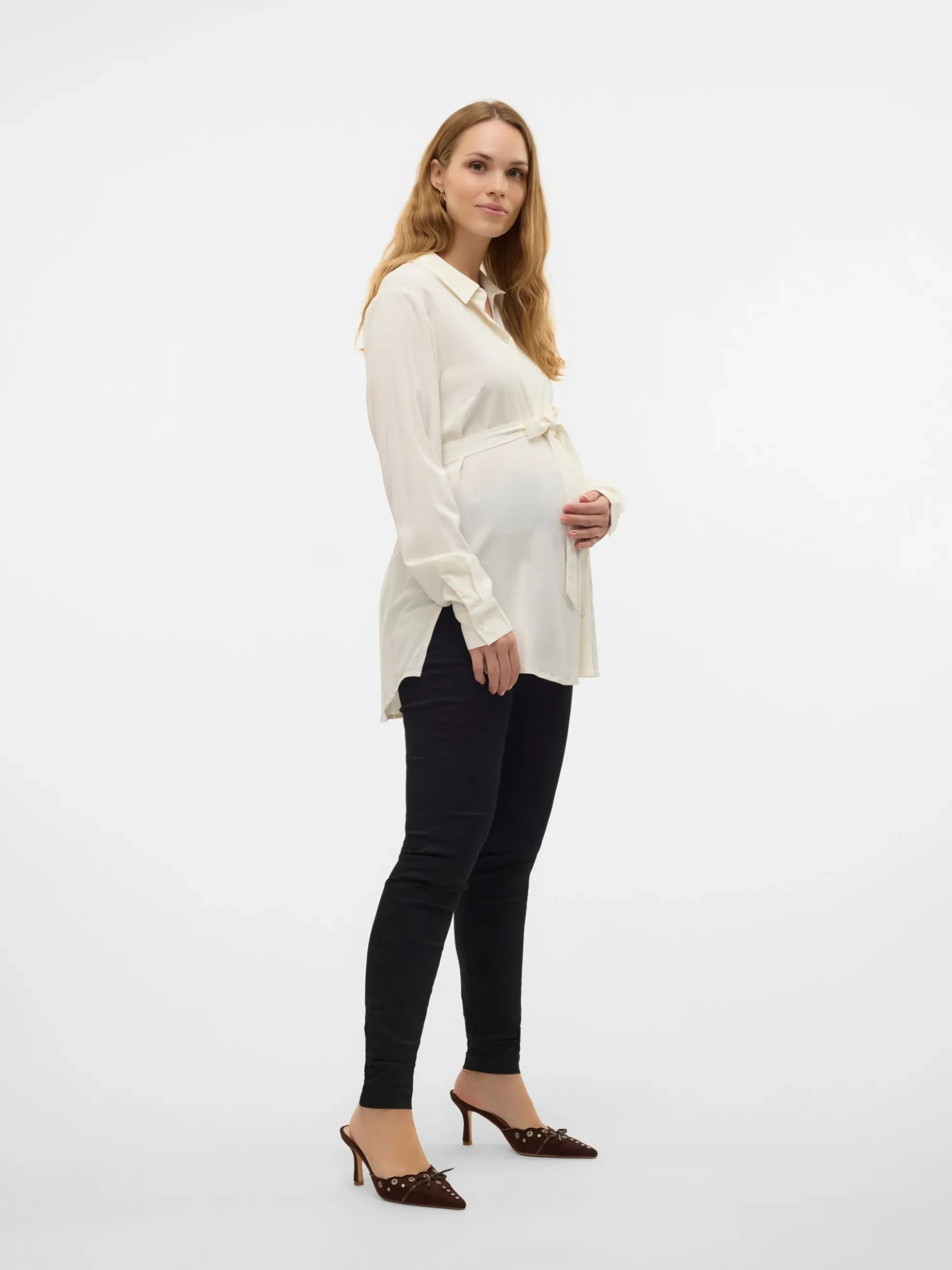 Slim Fit Hohe Taille Jeggings