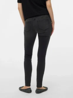 Slim Fit Mittlere Taille Jeans
