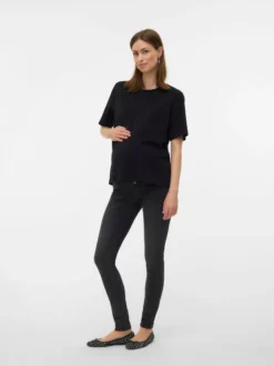 Slim Fit Mittlere Taille Jeans