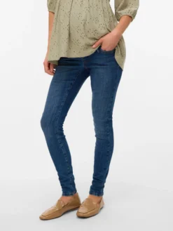 Slim Fit Niedrige Taille Jeans