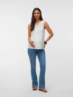Slim Fit U-Ausschnitt Top