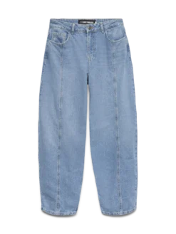 SNRANCY Hohe Taille Barrel Fit Jeans