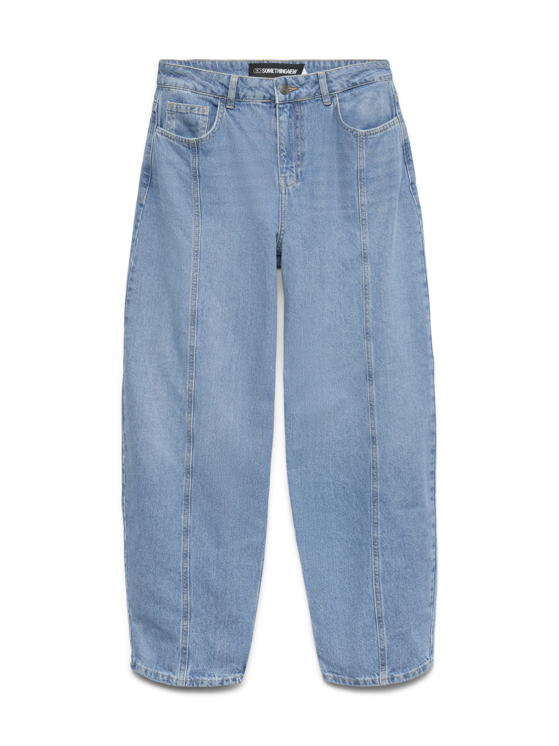 SNRANCY Hohe Taille Barrel Fit Jeans