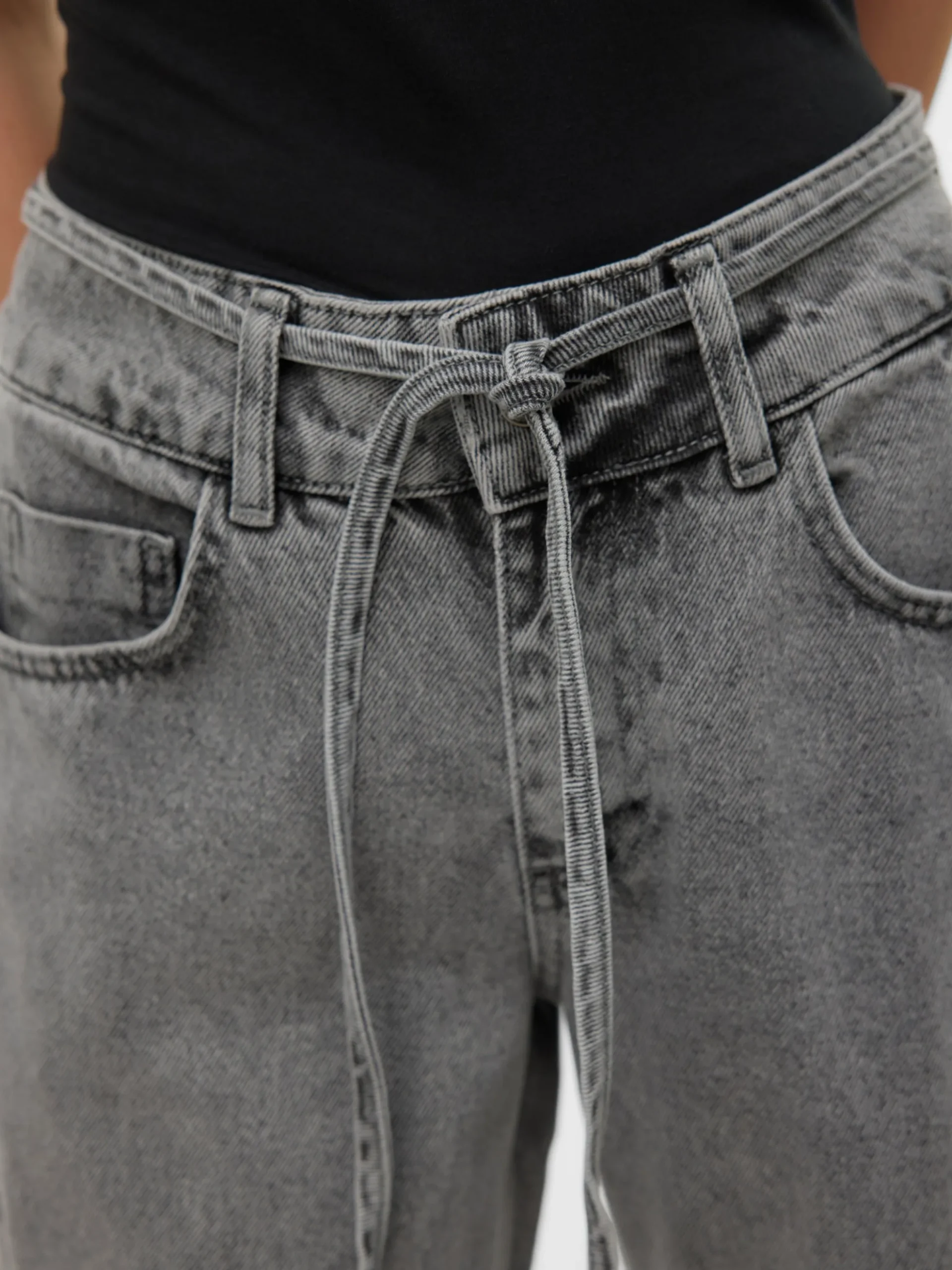 SNRANCY Mid Rise Locker geschnitten Jeans