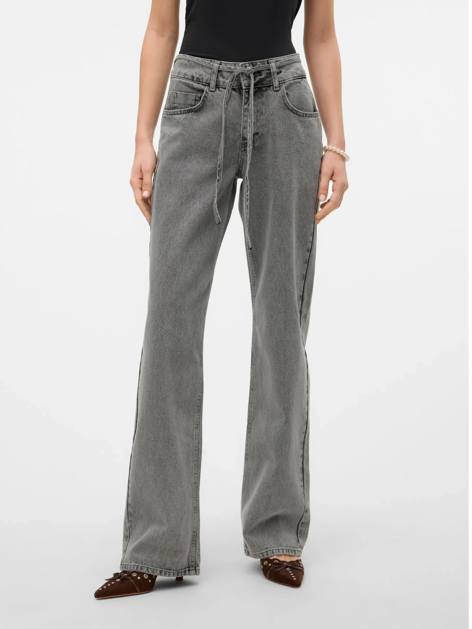 SNRANCY Mid Rise Locker geschnitten Jeans