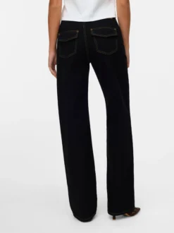 SNRANCY Mid Rise Weiter Beinschnitt Jeans
