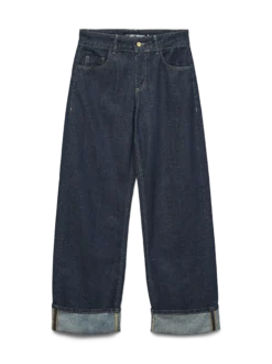 SNRANCY Mid Rise Weiter Beinschnitt Jeans