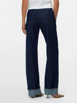 SNRANCY Mid Rise Weiter Beinschnitt Jeans