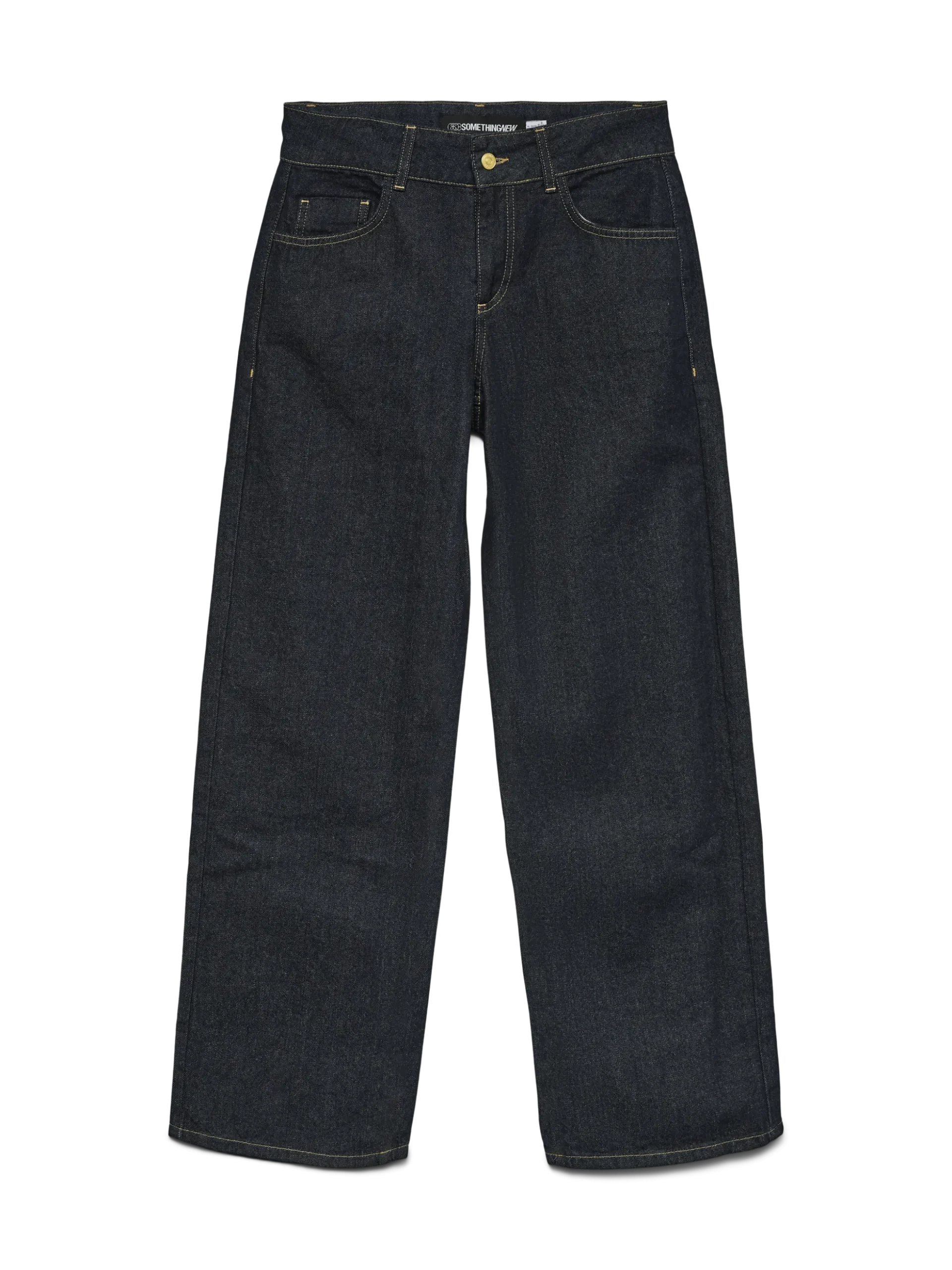 SNRANCY Mid Rise Weiter Beinschnitt Jeans