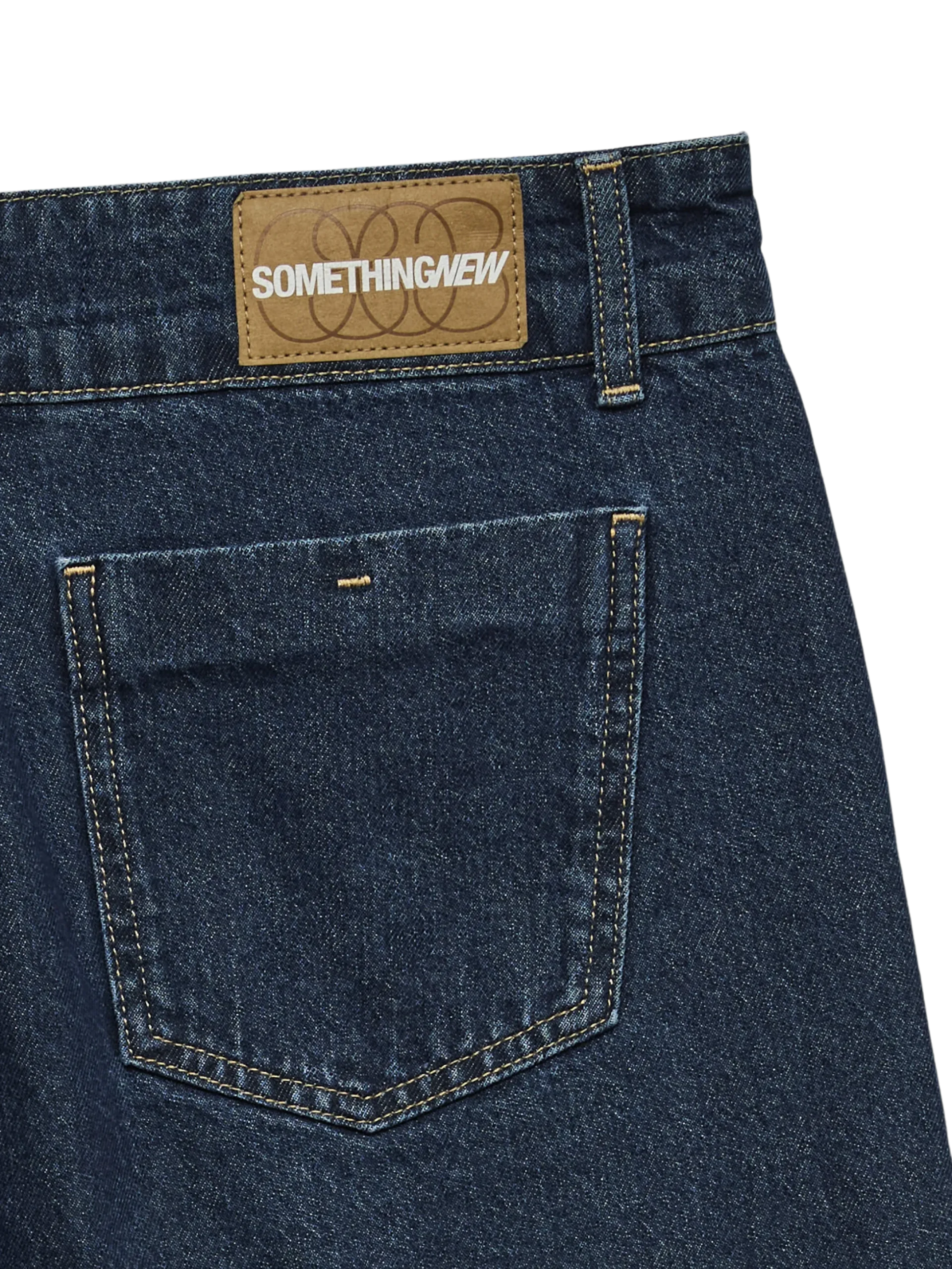 SNRANCY Niedrige Taille Weiter Beinschnitt Jeans