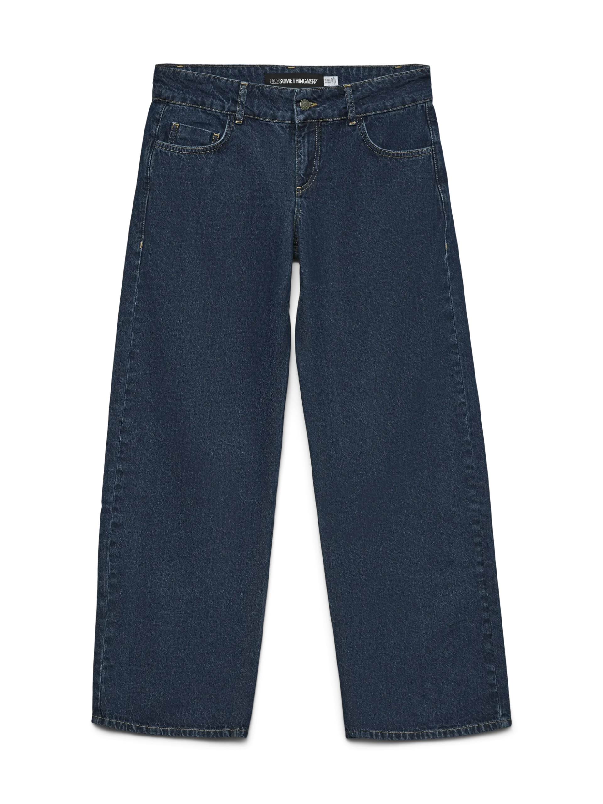 SNRANCY Niedrige Taille Weiter Beinschnitt Jeans