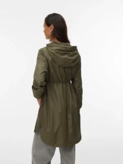 Stehkragen Elastische Bündchen Mantel
