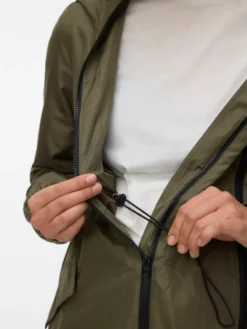 Stehkragen Elastische Bündchen Mantel